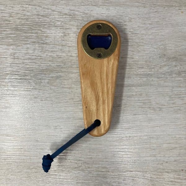 Bark Bottle Opener Large Ash Sapphire