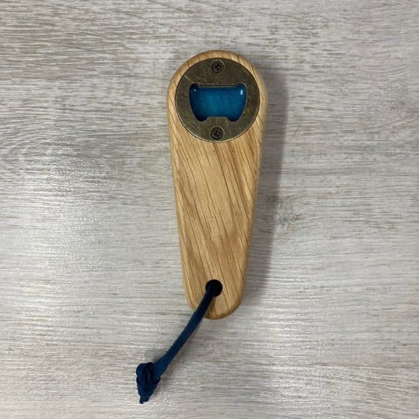 Bark Bottle Opener Large Oak Sapphire