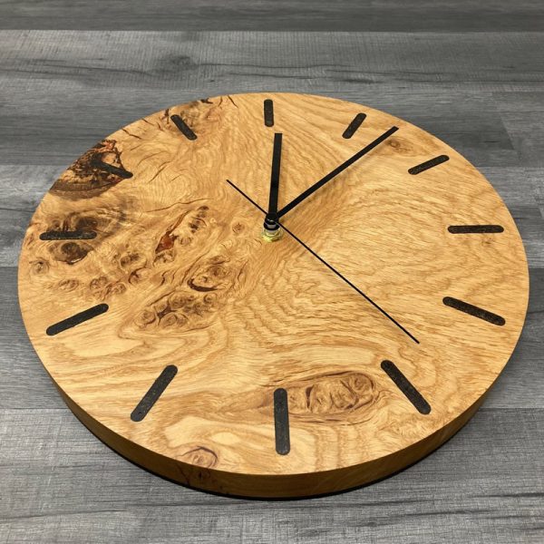 Bark Oak Honey Black Clock #1 2